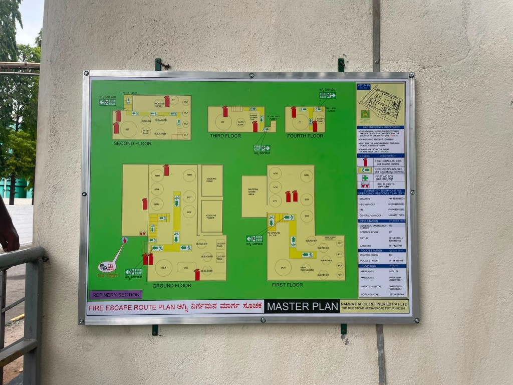 Fire Escape Route Plan — Floor Layouts