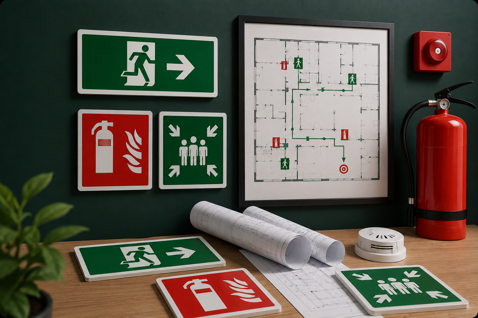 ORT MEMBER desk flags and safety markers